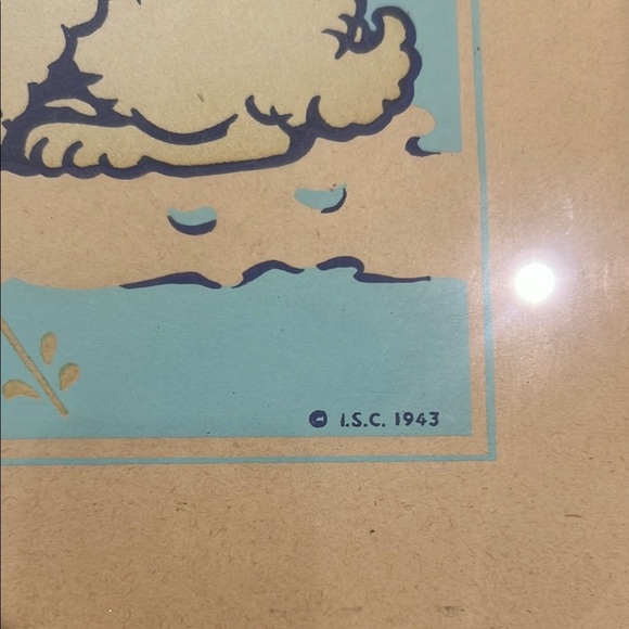 Vintage Magic Picture Dog Illustration Framed Art - Picture 3 of 5